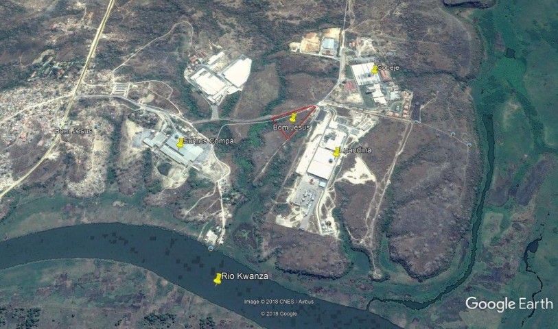 Terreno de 2,1 hectares, 1 linha, adjacente ao novo Aeroporto Internacional de Luanda, Icolo e Bengo.