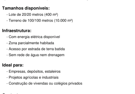 Terreno a venda nos arredores do Novo Aeroporto Internacional De Angola