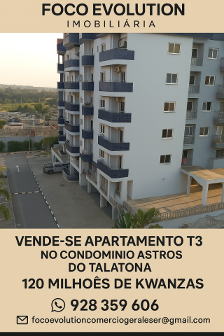 A Venda Apartamento de tipologia T3 a venda